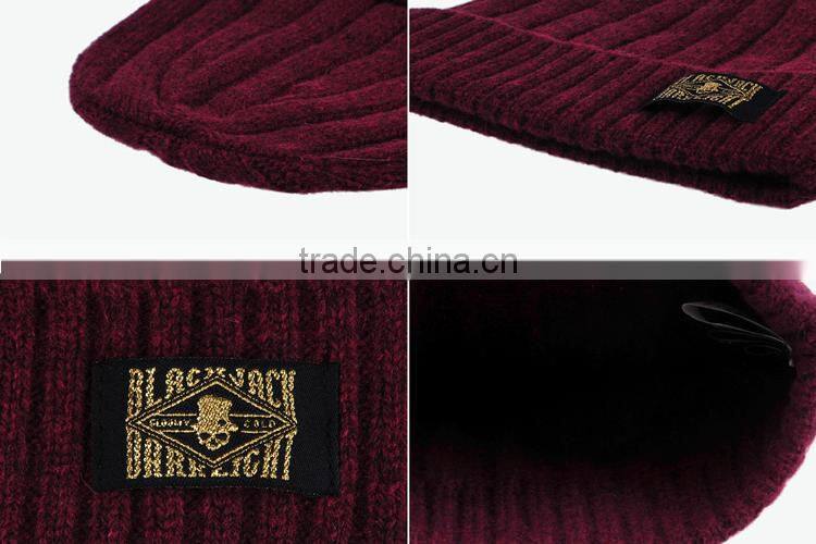 custom man's knit hats