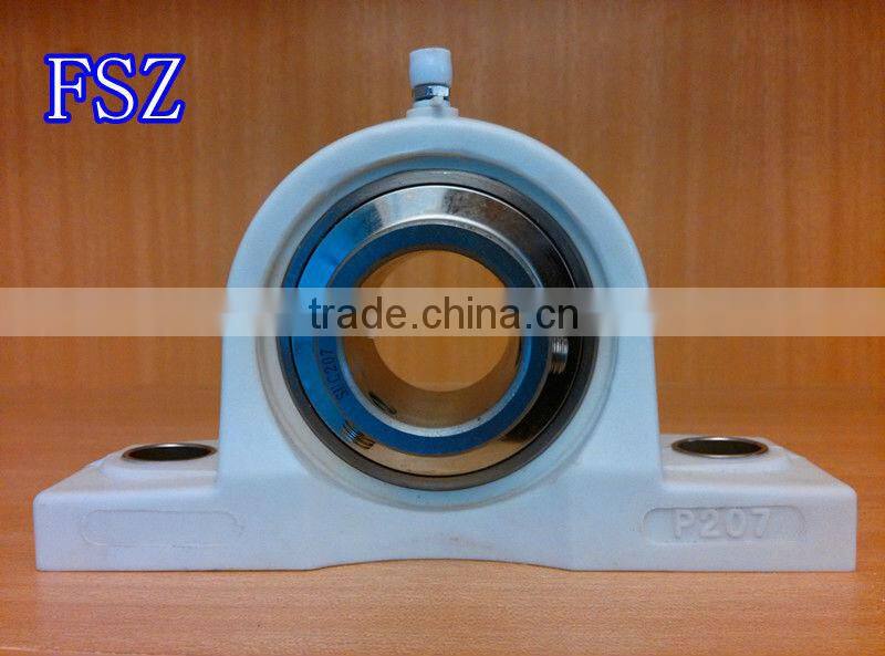 Long life Thermoplastic bearing block for food machinery P207 F207 FL207