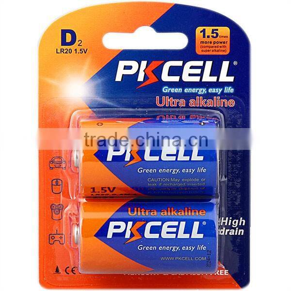 D size dry cell battery lr20 am1 1.5v alkaline battery