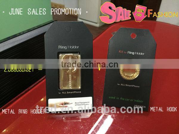 mobile phone accessory metal&sticky ring display holder