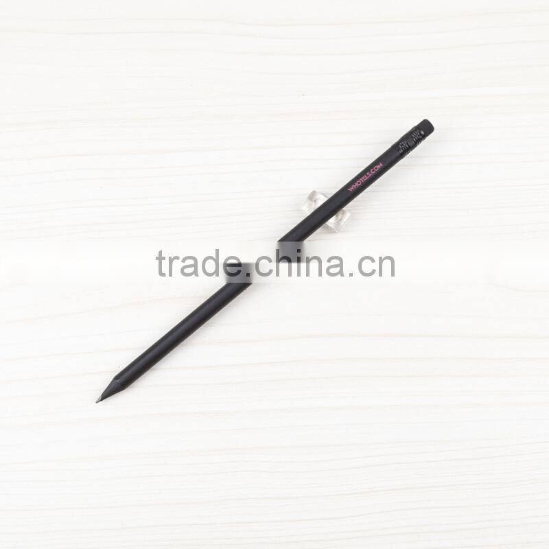 Natural wood pencils in Black wood pencil