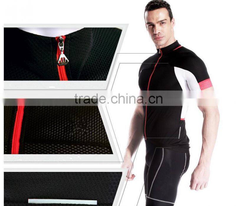 hot sale comfortable short sleeve breathable cycling jersey sport suit