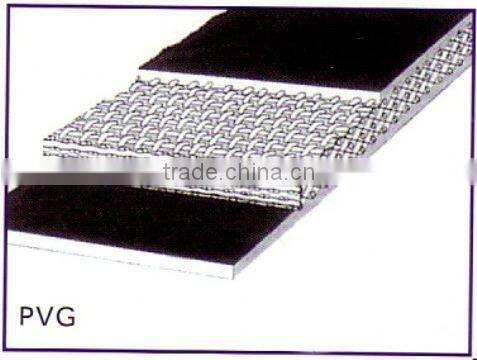 Rubber Surface Whole Core Flame-Retardant PVG Conveyor Belt