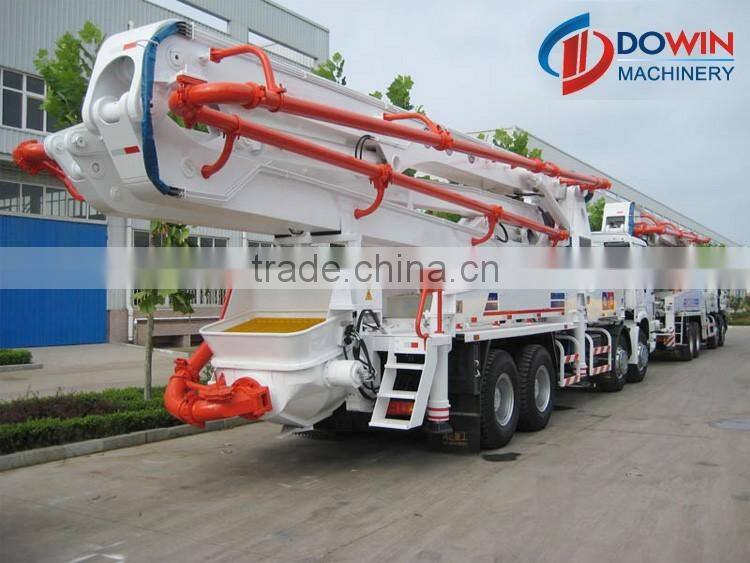 24m Dongfeng chasis truck mounted concrete placing boom mobile concrete pump placing boom concrete