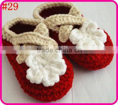 hot sale handmade crochet baby shoes