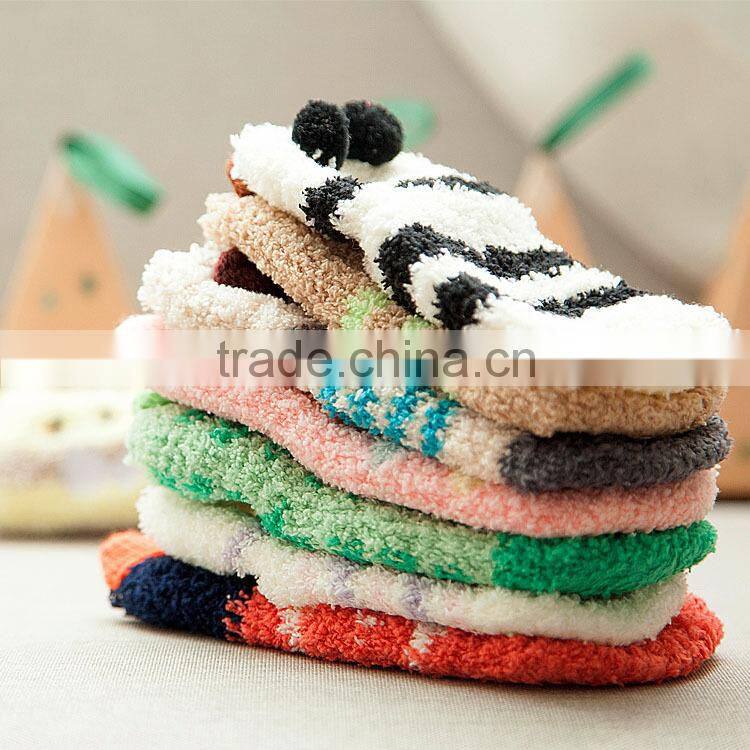 children Animal indoor socks cozy socks microfiber fuzzy socks
