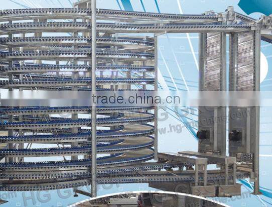 HG series full automatic bread spiral cooling tower