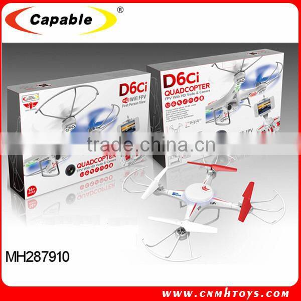 Best quality 2.4G rc quadcopter intruder ufo with camera and flashing light