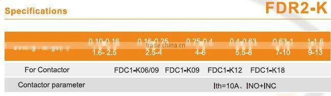 FDR2-K05 series hot thermal relay