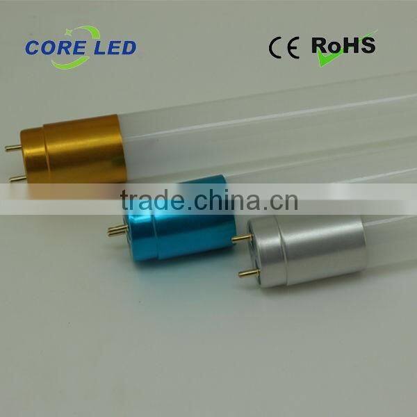 60cm 9W LED T8 Glass Tube, 330 beam angle, 800lm, UL/DLC certified