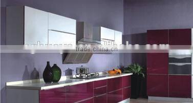 2014 new modern hot sell high quality wholesale melamine /pvc/hpl/veneer kitchen cabinet for all kind of familiy