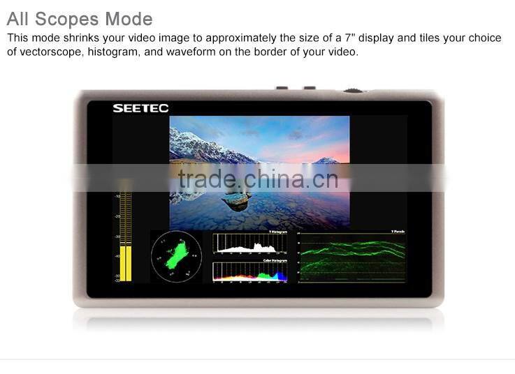 Small and portable 5.5 inch tft display high resolution 1920x1080 on-camera field screen full hd dslr lcd monitor