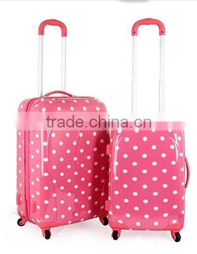 abs and pc 4 wheels travel luggage , trolley luggage, luggage set
