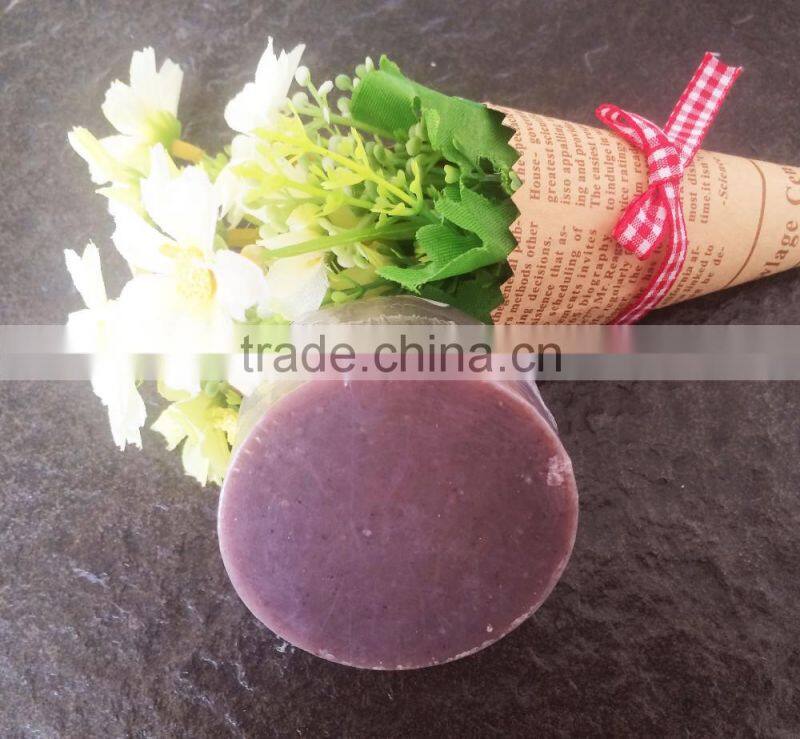 OEM Cold Process Lavender Essential Oil Face Soap With Exquisite Froth