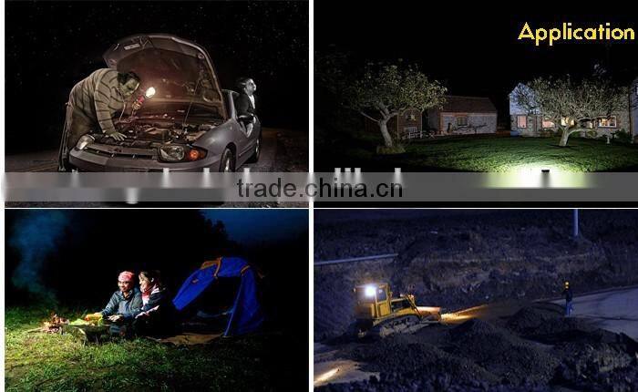 Aluminum portable outdoor 10w 20w 30w 50w rechargeable led flood light emergency led work lamp