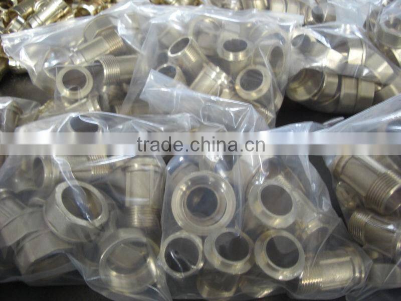 china supplier High Quality Fitting Connector Brass Compression Male Tee For Copper Pipe