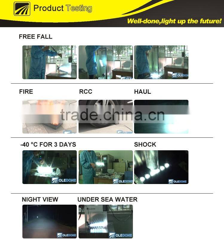 3.7" 15W battery DC or car charge portable brightnees adjustable rechargeable magent inspection camping LED work light