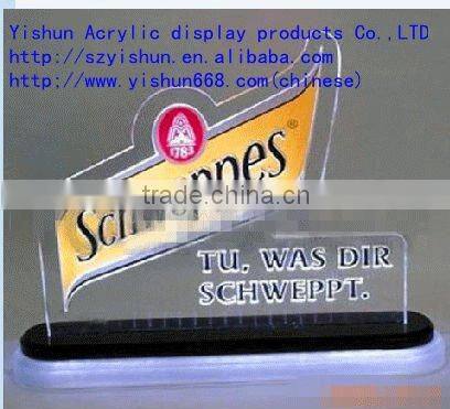 Acrylic LED sign with Led super light