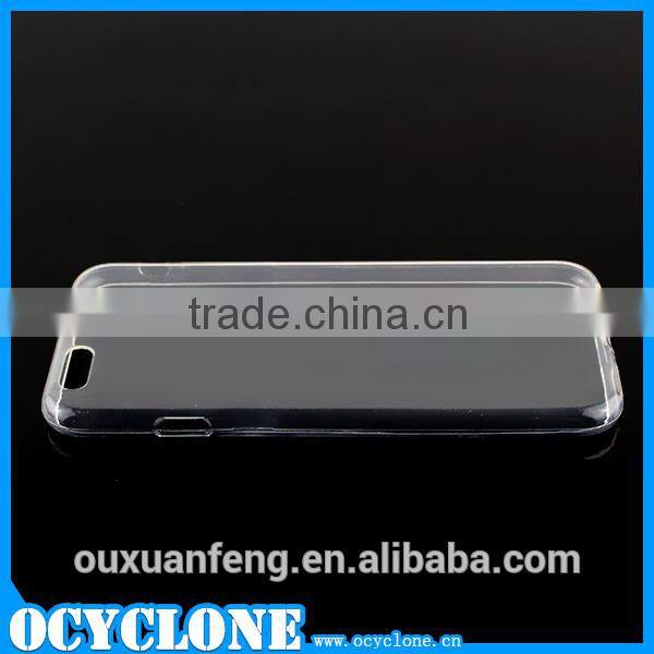 New fashion 4.7 inch transparent TPU back case for iphone 6 mobile phone