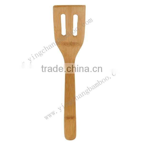 Bamboo slotted scoop