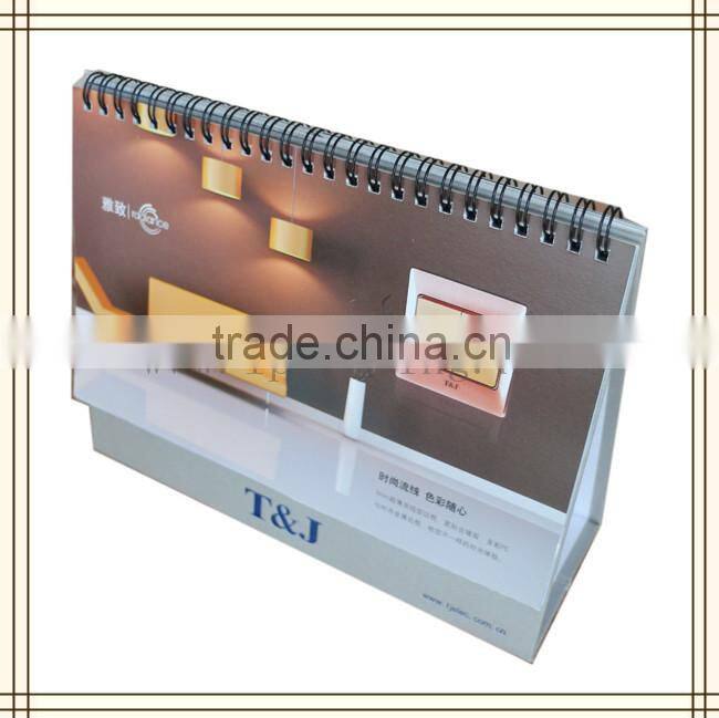 New Design Die-cutting Different Shapes with EVA Unique Funny Desk Calendar