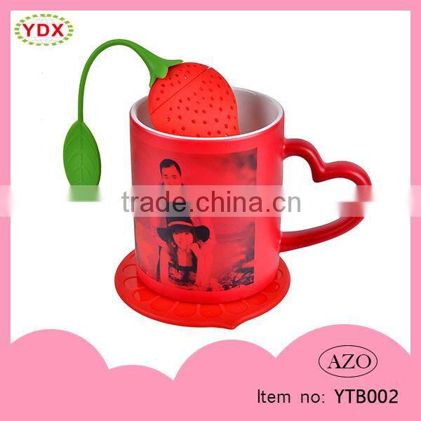 Wholesale Silicone Tea Set, Silicone Tea Cup Filter