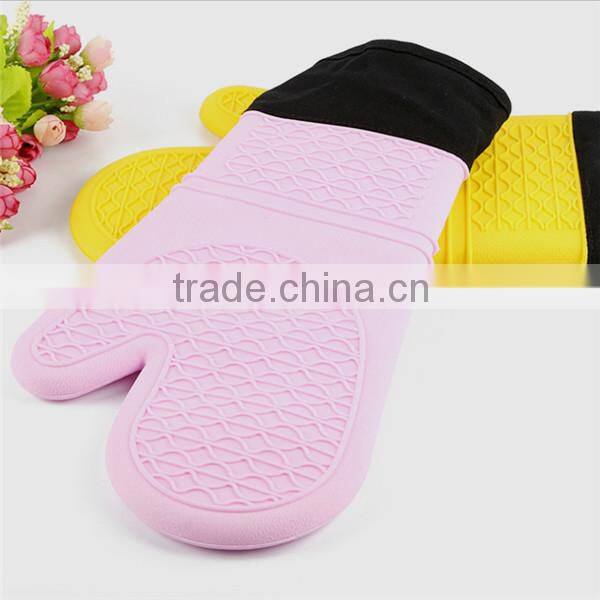 Hot sale heat resistant silicone bbq gloves