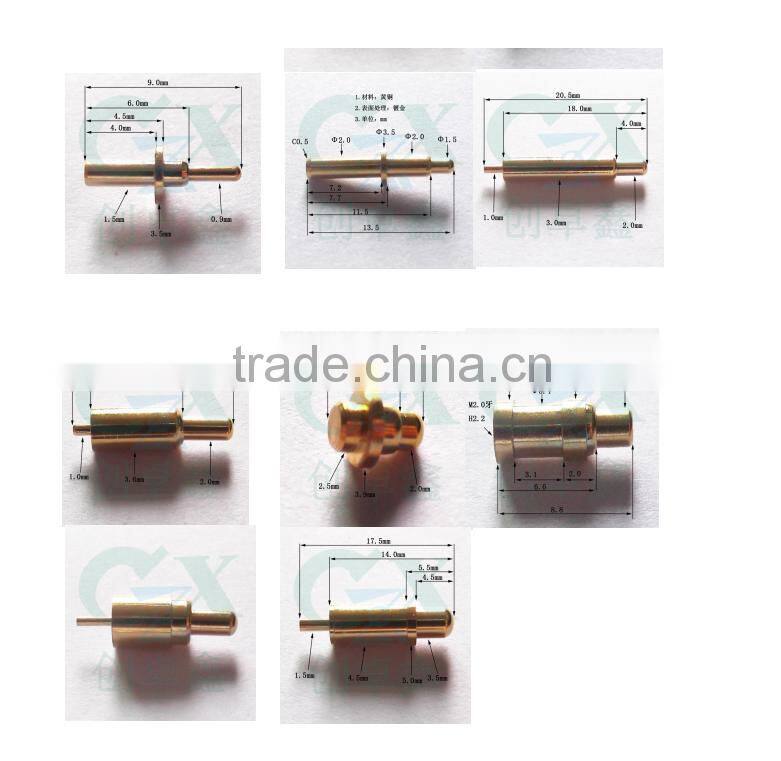 15.0mm male smt pogo pin pogo pin connector for PCB
