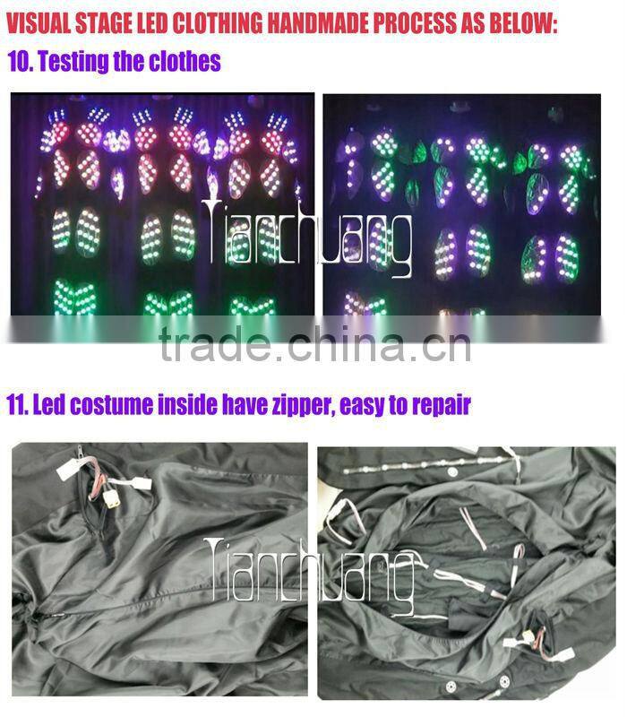 led light bra for nightclub/luminous bra sexy full color change/hot sexy bra for dancer