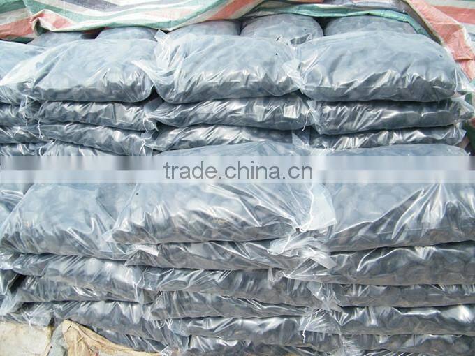 polished black natural peppble stone