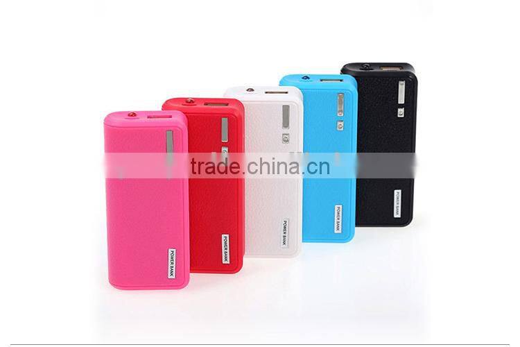 NEW fashionable and colourful mobile phone charger portable power bank 5200mah