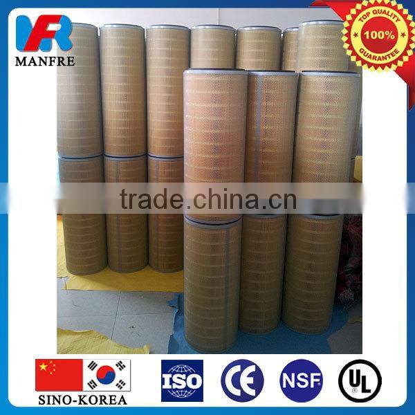 dust filter element with gasket for inlet dust filter