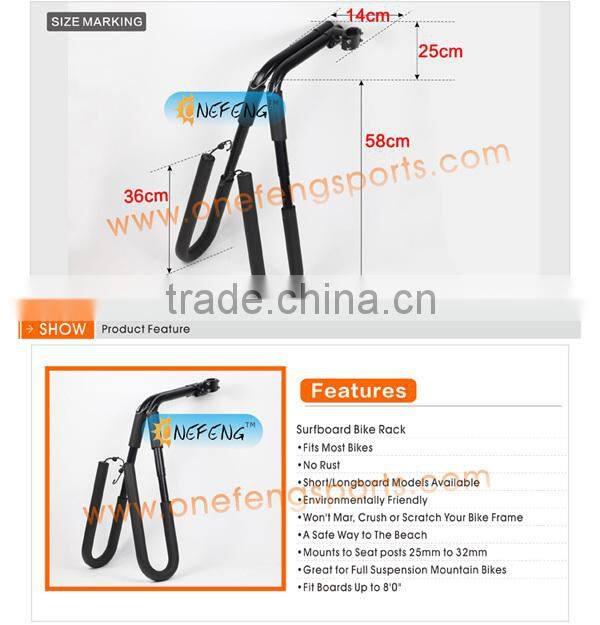 Carver Surfboard Bike Rack Shortboard Mini Board up to 8 Feet