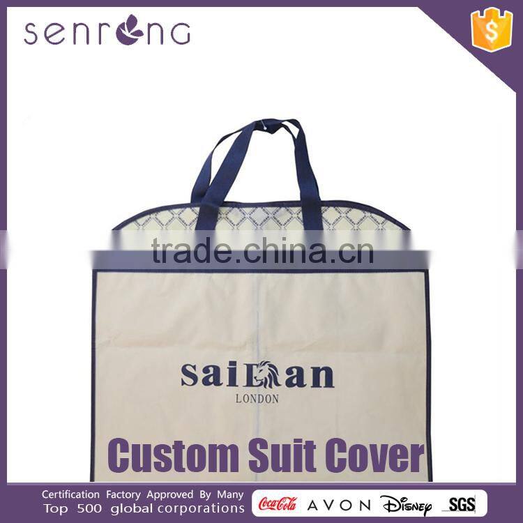 Pp Non-Woven Suit Cover Breathable Suit Cover Bag