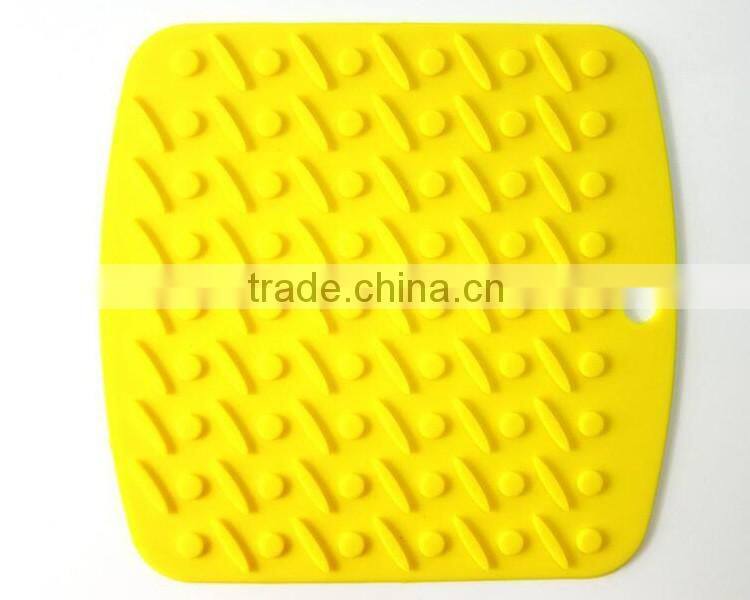 2016 High quality heat resistant rubber mat/ silicone mat