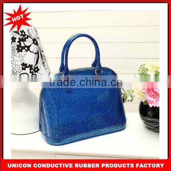 2013 latest design jelly candy color silicone bag