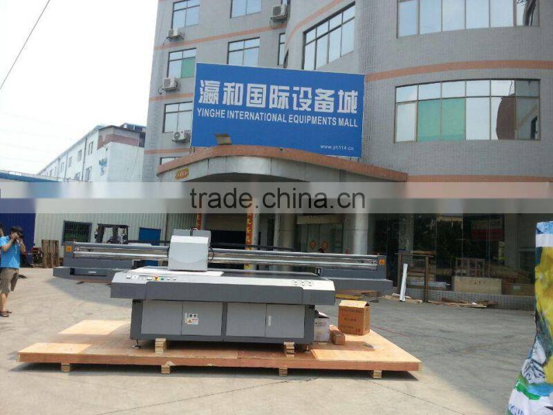 China digital large-format LED varnish phone case ceramic glass plastic metal uv flatbed printer price