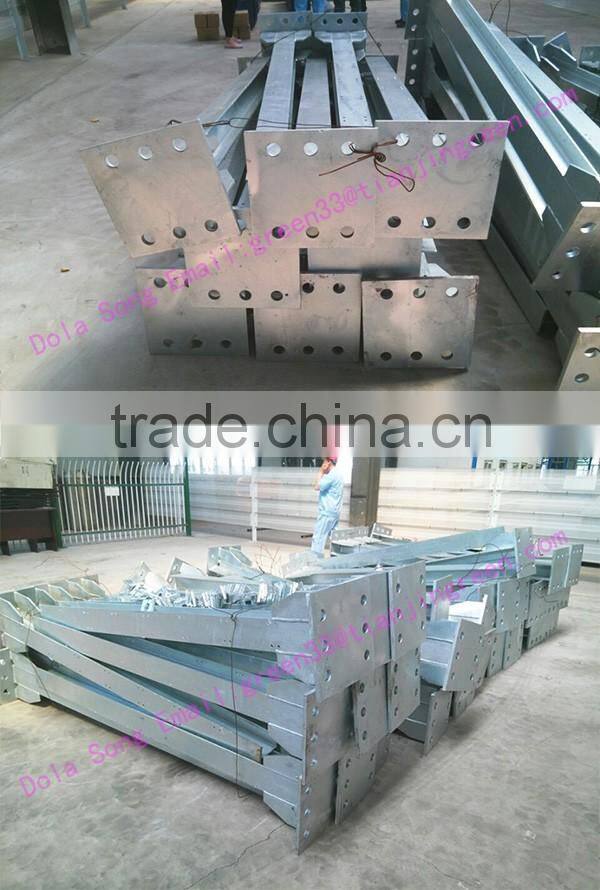 WF-DS045 hot-dip galvanized steel structure steel post for windbreak wall