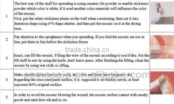 hexagon new pattern mosaic tile for kitchen border