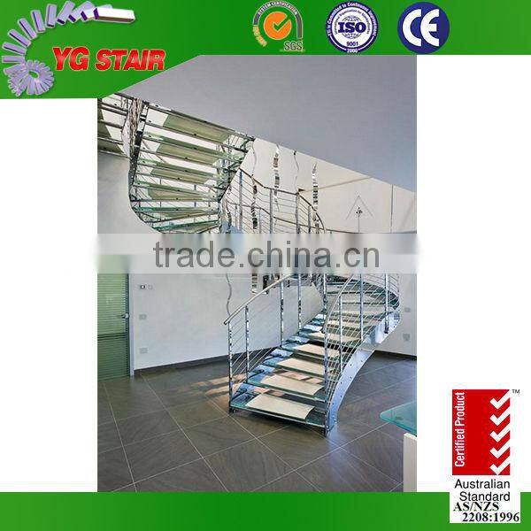 Anti Slip Glass Staircase Factory