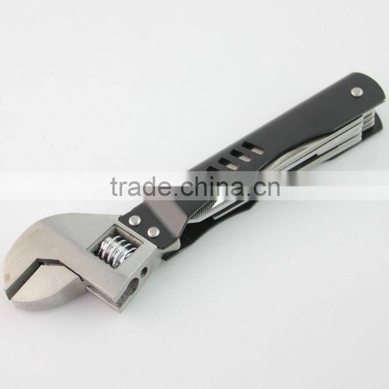 FT1127 High Quality Adjustable Wrench with knife