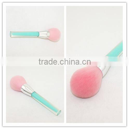 Dense Pink Synthetic hair Powder brush Makeup brush