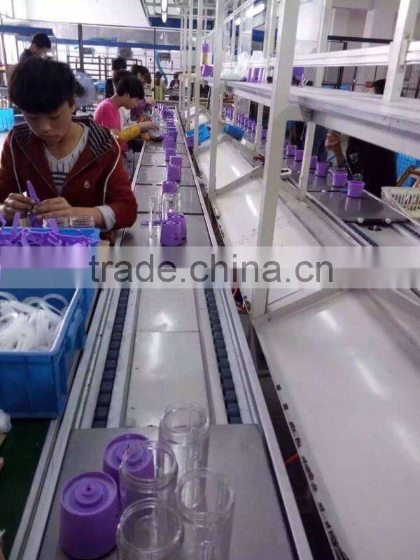 Factory supply! food grade glass electric juice cup with USB