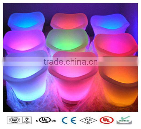 LED Ice Bucket, Color Controllable Ice Bucket Holder