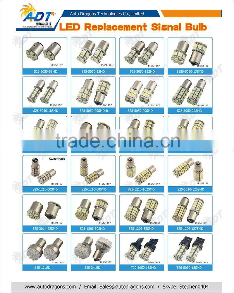 2015 hot sell 1156 24W car led bulb 3014 smd BA15S car led bulb