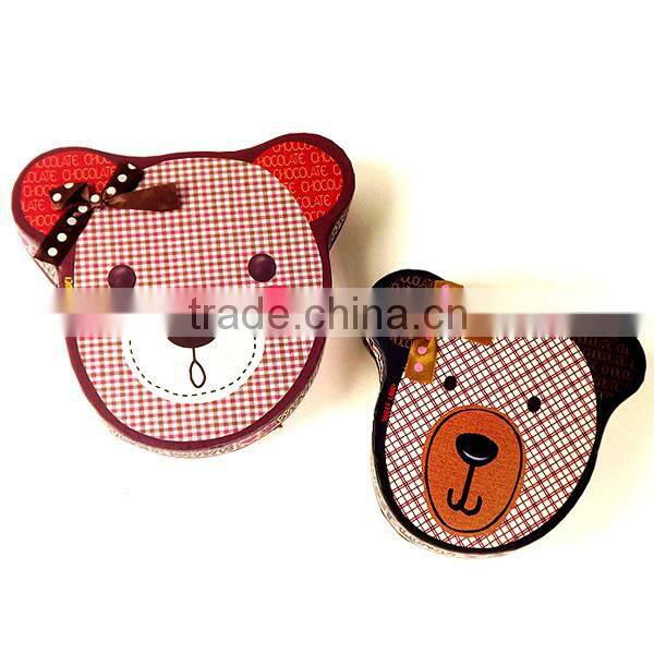 Bear Face Paper Chocolate Packaging Box