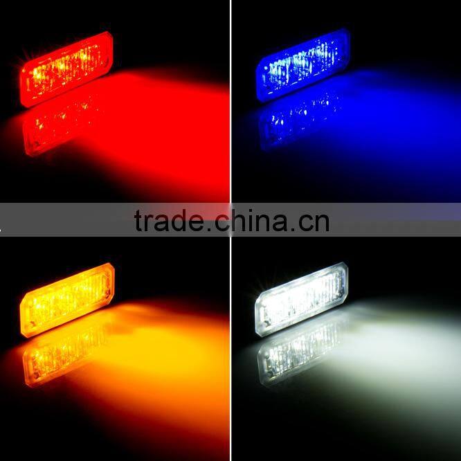 LED Strobe Surface Mount Lighthead/LED Surface Mount Dash light/LED Grille light(SR-LS-LD-106)1W or 3W LED,Super-Thin