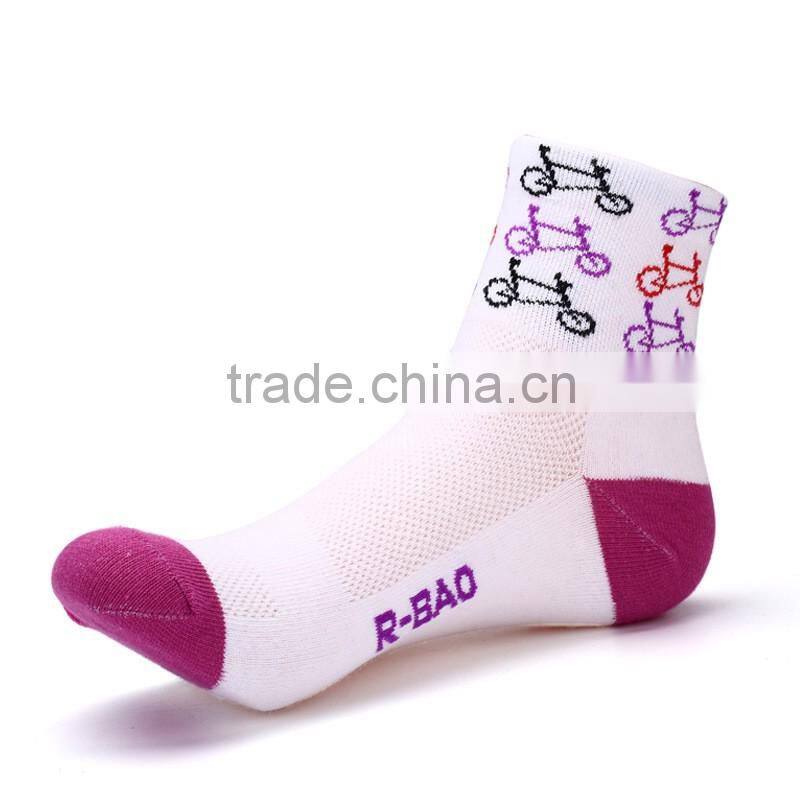 Women thin bicycle socks, female outdoor sports socks, climing and on foot socks RB7706