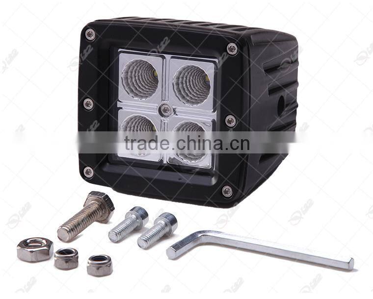 High Lumen IP67 led working lighting 12v led square bus tail light