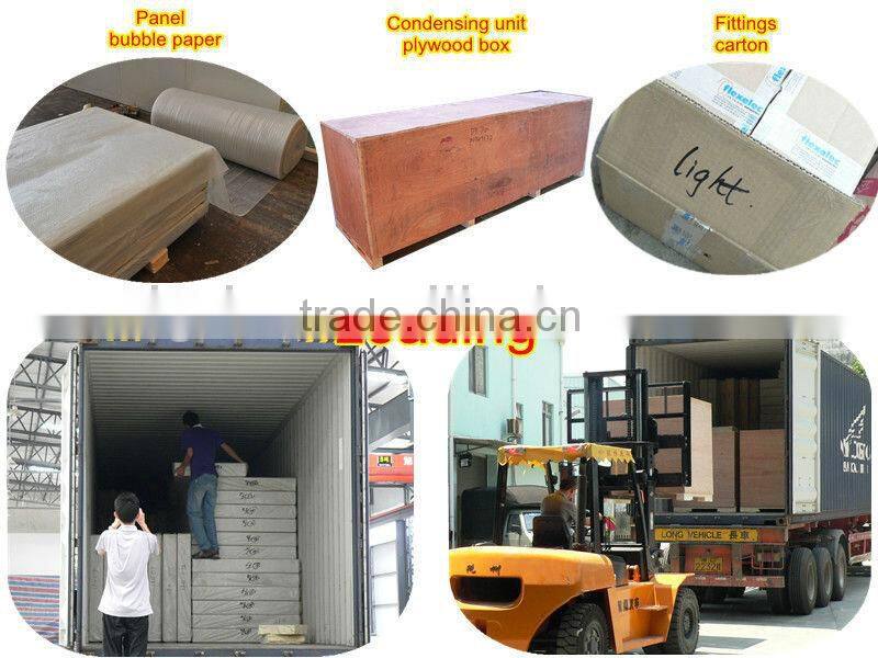 Polyurethane insulation modular cold room with standard size